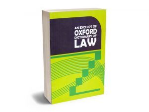 گزیده فرهنگ حقوقی آکسفورد An excerpt Oxford dictionary of law