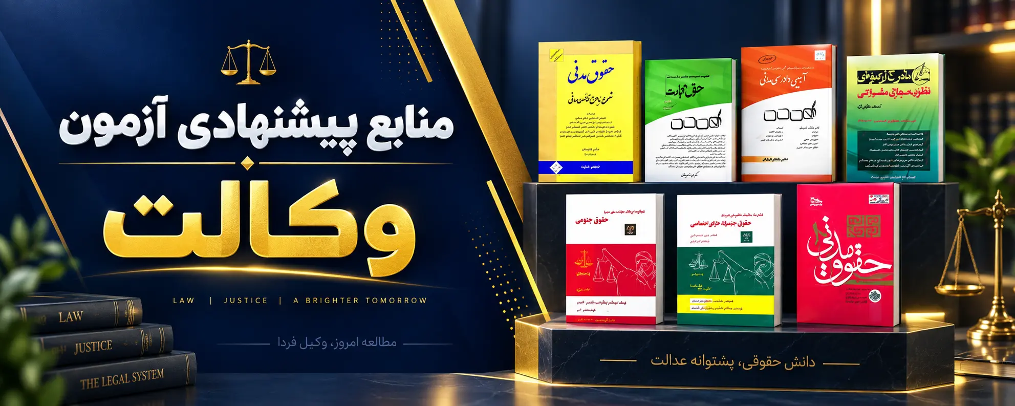 منابع پیشنهادی آزمون وکالت